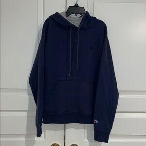 Champion Men's Navy Hoodie
